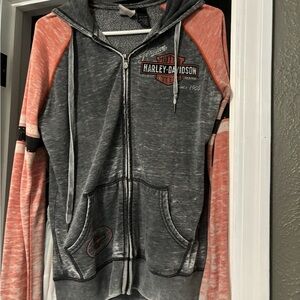 Womens Harley zip up sweatshirt